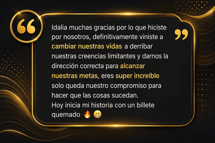 Testimonio — Viniste a cambiar nuestras vidas